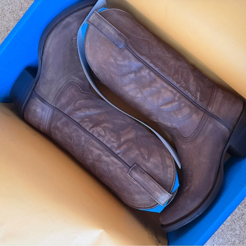 NIB Alvies Guadalupe women’s cowboy boots 8 (tecova justin boots) - Picture 3 of 9